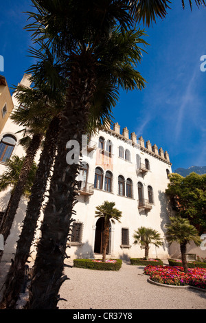 Italie, Vénétie, le lac de Garde, Malcesine Banque D'Images