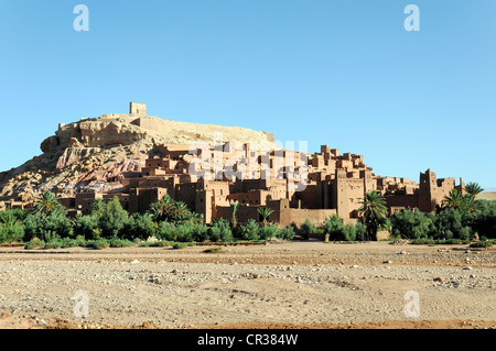 Ksar d'Ait-Benhaddou, Ait Ben Haddou, ville fortifiée, site du patrimoine mondial de l'UNESCO, plusieurs films ont été tourné ici, au Maroc, Afrique Banque D'Images