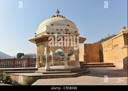 Fort Orange, Orange, près de Jaipur, Rajasthan, Inde du Nord, Inde, Asie du Sud, Asie Banque D'Images