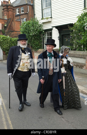 Charles Dickens Festival. Rochester Kent UK. HOMER SYKES Banque D'Images