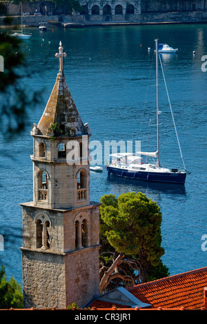 La Croatie, Dalmatie, côte dalmate, Cavtat Banque D'Images