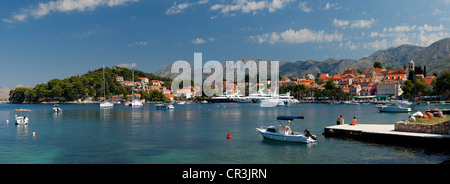 La Croatie, Dalmatie, côte dalmate, Cavtat Banque D'Images