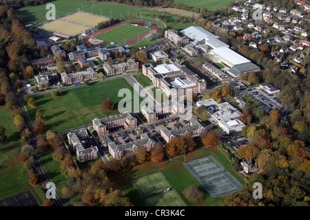 Vue aérienne de l'université Leeds Beckett Banque D'Images