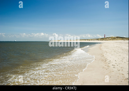 Leuchtturm List-Ost, Liste, l'île de Sylt, Schleswig-Holstein, Allemagne, Europe Banque D'Images