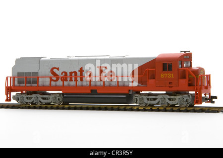 À l'échelle HO model train locomotive Banque D'Images