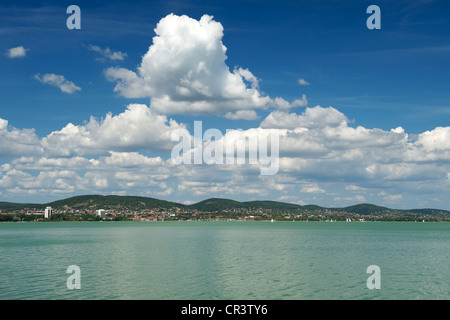 Sur le lac de Balaton Tihany en Hongrie. Banque D'Images