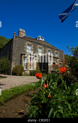 Canna House, ancienne résidence de John Lorne Campbell, maintenant dans le soin de l'ÉNT et une archive précieuse de la culture gaélique Banque D'Images