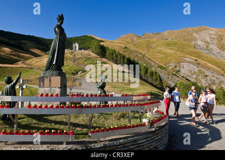 France, Isère, La Salette Fallavaux, le sanctuaire de Notre Dame de La Salette, le Vallon de l'apparition Banque D'Images