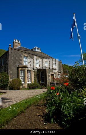 Canna House, ancienne résidence de John Lorne Campbell, maintenant dans le soin de l'ÉNT et une archive précieuse de la culture gaélique Banque D'Images