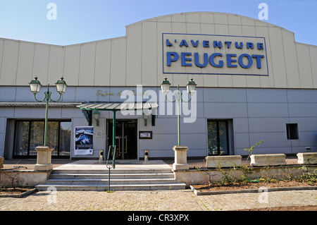 Musée Peugeot à Sochaux, Belfort, département du Doubs, Franche-Comté, France, Europe, PublicGround Banque D'Images