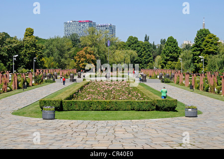 Le Parc Herastrau, Bucarest, Roumanie, Europe orientale, PublicGround Banque D'Images