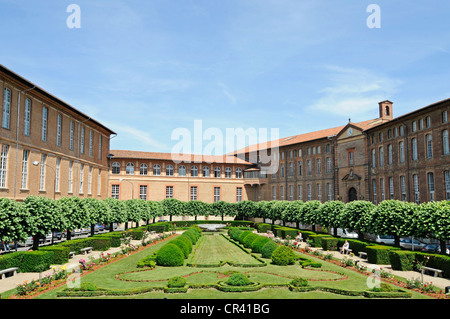 L'Hôtel-Dieu de l'ancien hôpital Saint Jacques, la Via Podiensis ou Chemin de St-Jacques ou en français Chemin de Saint-Jacques de Compostelle, Toulouse Banque D'Images