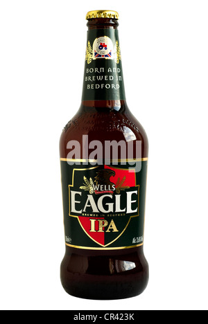 Wells Brewery Eagle de l'India Pale Ale (IPA) la bière en bouteille - @ courant 2012. Banque D'Images