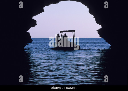 France, Corse du Sud, les grottes de Bonifacio Banque D'Images