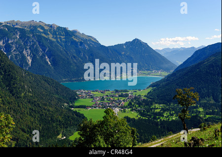 Mt Feilkopf, près de Pertisau sur le lac Achensee Karwendel, éventail, Tyrol, Autriche, Europe Banque D'Images