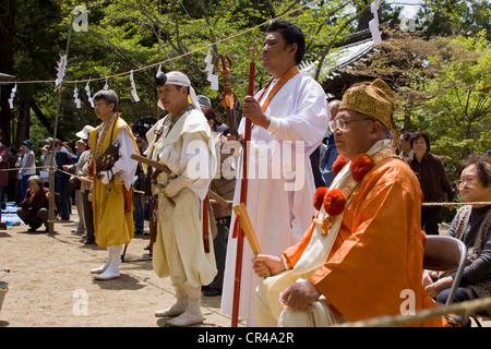 Seiwa festival du printemps Village célébration. Seiwa, Japon Banque D'Images