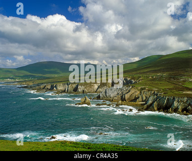 D'Ashleam Bay, sur la côte, l'île d'Achill, Comté de Mayo, République d'Irlande, Europe Banque D'Images