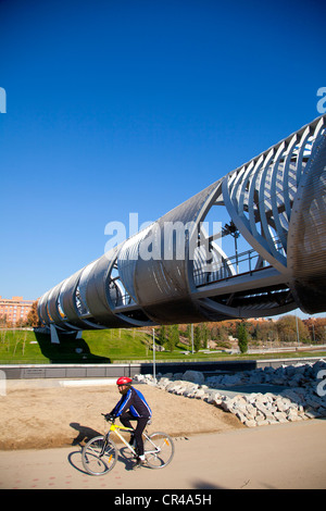 Puente Monumental de Arganzuela, Madrid Manzanares, à Rio, un développement écologique de la ville de Madrid, Espagne, Europe Banque D'Images