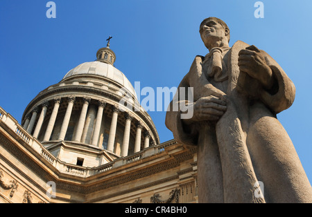 France, Paris, le Quartier Latin, le Panthéon Banque D'Images