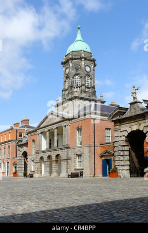 Le Château de Dublin, Dublin, République d'Irlande, Europe Banque D'Images