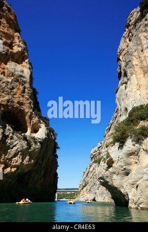 France, Var et Alpes de Haute Provence, Parc Naturel Régional du Verdon (Parc Naturel Régional du Verdon), gorges du Verdon, St Banque D'Images