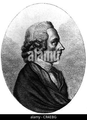 Priestley, Joseph, 13.3.1733 - 6.2.1804, scientifique naturel anglais, philosophe, théologien, portrait, profil, basé sur le portrait contemporain, gravure à crépi par Ambroise Tardieu, vers 1805, Banque D'Images