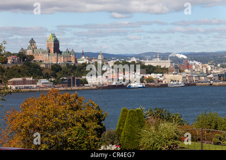 Fleuve Saint-Laurent et le Québec, site du patrimoine mondial de l'Unesco, Québec, Canada Banque D'Images
