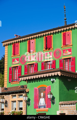 France, Rhône, les Monts d'Or, Collonges au Mont d'Or, le Restaurant Paul Bocuse Banque D'Images