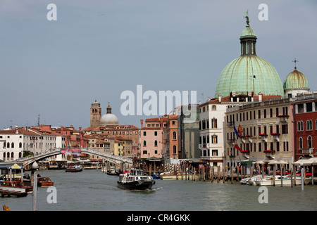 Quartier de Cannaregio, le Canal Grande ou Grand Canal, Venise, UNESCO World Heritage Site, Vénétie, Italie, Europe Banque D'Images