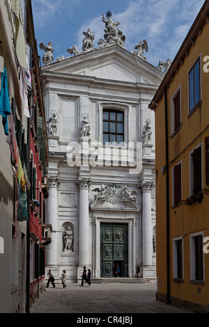 Des jésuites, l'église Santa Maria Assunta, quartier de Cannaregio, Venise, UNESCO World Heritage, Vénétie, Italie, Europe Banque D'Images