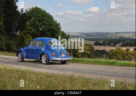 1966 VW Coccinelle Volkswagen refroidis par air classique bug Banque D'Images