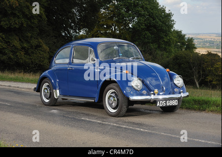 1966 VW Coccinelle Volkswagen refroidis par air classique bug Banque D'Images