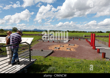 Oppidum gaulois de Corent, site archéologique, Puy de Dome, France, Europe
