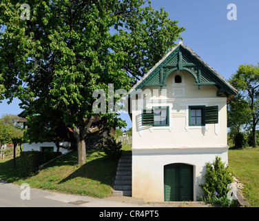 Maison vigneronne sur csaterberg mountain, kohfidisch, Burgenland, Autriche, Europe Banque D'Images