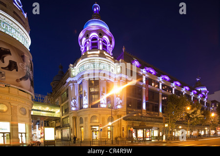 France, Paris, grand magasin Le Printemps sur le Boulevard Haussmann Banque D'Images