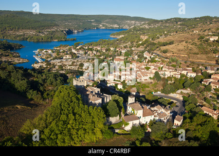 France, Alpes de Haute Provence, Parc Naturel Régional du Verdon (Parc Naturel Régional du Verdon), Esparron de Verdon, Banque D'Images