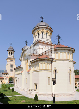 La cathédrale de couronnement de l'église orthodoxe roumaine, Alba Julia, silberstedt, Roumanie, Europe Banque D'Images