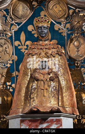 La France, la Haute Loire, Le Puy en Velay, un arrêt sur el Camino de Santiago, 12e siècle Notre Dame de l'Annonciation, Cathédrale Banque D'Images