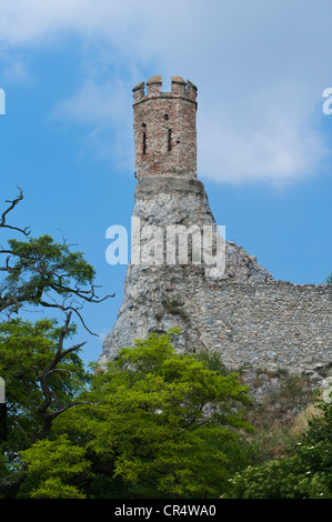 Le Château de Devin, Bratislava, Slovaquie, Europe, PublicGround Banque D'Images