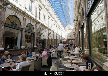 Belgique, Bruxelles, les Galeries Royales Saint Hubert Banque D'Images