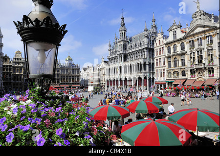 Belgique, Bruxelles, Grand Place (Grote Markt) UNESCO World Heritage Banque D'Images