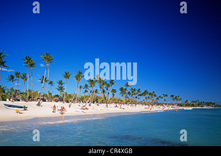 La province de La Altagracia, République dominicaine, Bayahibe, la plage Banque D'Images