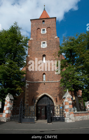 L'église Sainte Croix, Cracovie, Pologne, Europe, Malopolska Banque D'Images