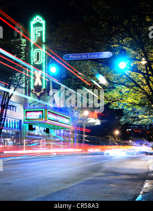 Le Fox Theatre d'Atlanta, en Géorgie. Banque D'Images