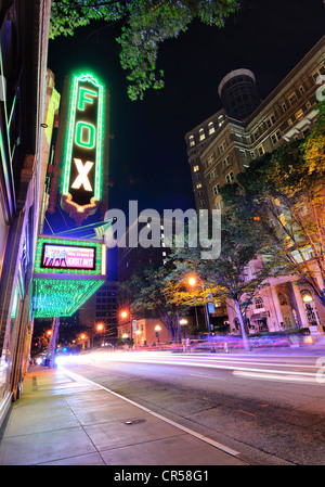 Le Fox Theatre d'Atlanta, en Géorgie. Banque D'Images