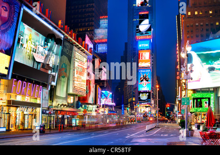 TImes Square à New York, New York, USA. Banque D'Images