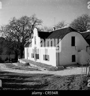 L'Afrique du Sud, années 50. Maison appartenant à mine locale propriétaire. Banque D'Images