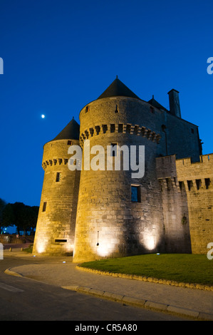 France, Loire Atlantique, presqu'île de Guerande (Guérande), la Presqu'île de Guérande, porte Saint Michel (St Michael's Gate) à Banque D'Images