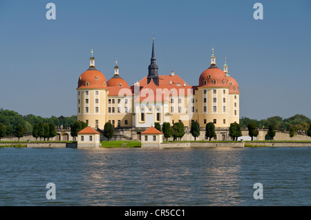 Château de Moritzburg Schloss, Dresde, Saxe, Allemagne, Europe Banque D'Images