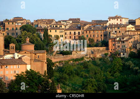 Italie, Toscane, Sienne, centre historique Patrimoine Mondial de l'UNESCO Banque D'Images